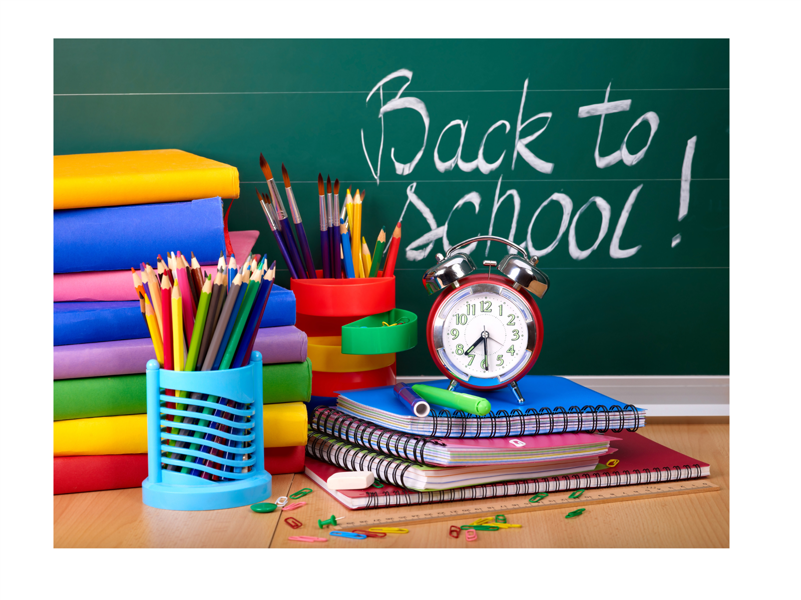  backpack with school supplies